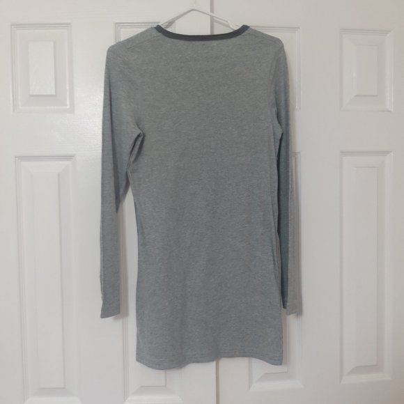 💚 2/$35 NWOT People's Republic grey long sleeve dress or long tee - Picture 2 of 5